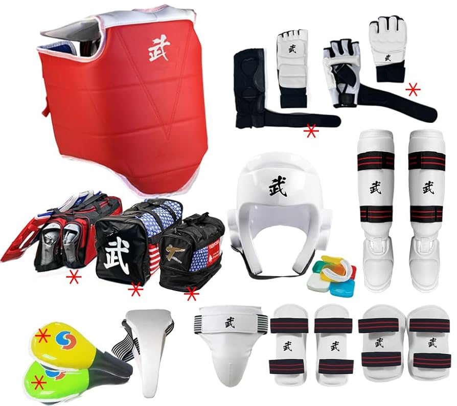 TAEKWO Amazon.com: Martial Arts Taekwondo Sparring Gear Equipment